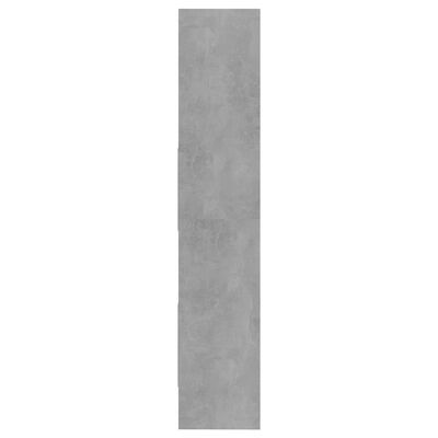 vidaXL Knjižna omara betonsko siva 40x35x180 cm iverna plošča