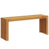 vidaXL klop Olje naravno 110 x 30 x 45 cm Trden tikov les