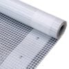 vidaXL Leno ponjava 260 g/m&sup2; 2x6 m bela
