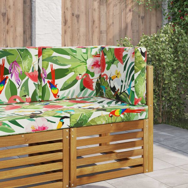 vidaXL Zunanja blazina za kavč 3 pcs barvito Poliester