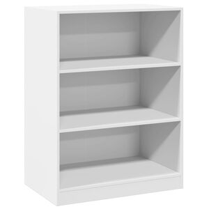 vidaXL Garderobna omara bela 77x48x102 cm iverna plo&scaron;ča