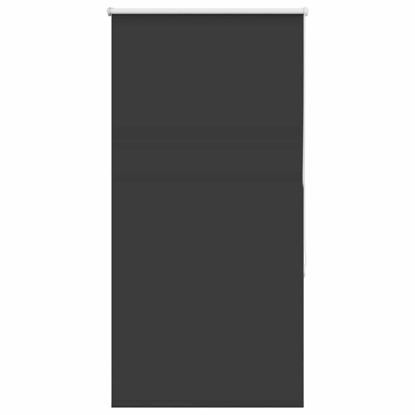 vidaXL Rolo zatemnjena črna 85x150 cm tkanina &scaron;irina 80,7 cm poliester