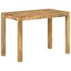 vidaXL Jedilna miza 110x55x76 cm trden mangov les