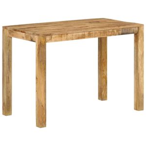 vidaXL Jedilna miza 110x55x76 cm trden mangov les