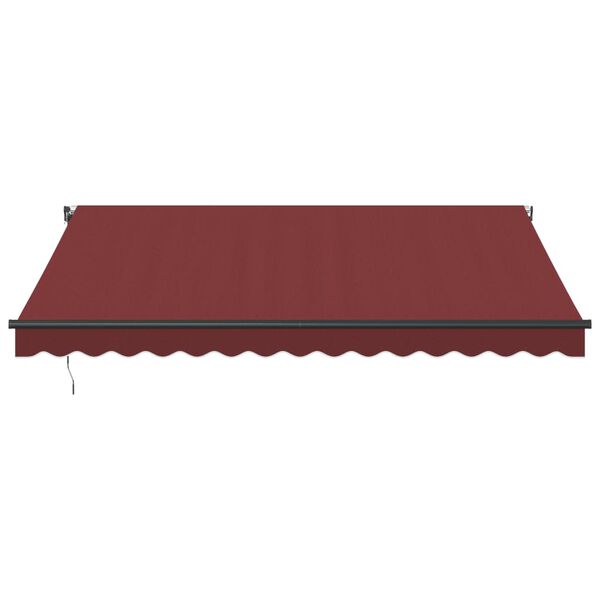 vidaXL Avtomatsko zložljiva tenda z LED bordo 400x300 cm