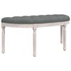 vidaXL Klop temno siva 110,5x45x49 cm blago
