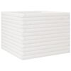 vidaXL Vrtno cvetlično korito belo 60x60x45,5 cm trdna borovina
