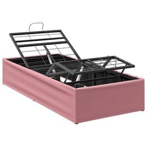 vidaXL Električna nastavljiva postelja Roza 200 x 70 x 33,5 cm Jeklo