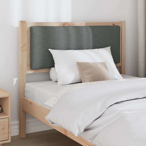 vidaXL Vzglavje Drugo Rjava 100 cm Trdna borovina