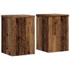 vidaXL Stojalo za rastline 2 kosa starinski les 25x25x35 cm inž. les