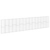 vidaXL Gabionska stena s pokrovi pocinkano jeklo 900x30x200 cm