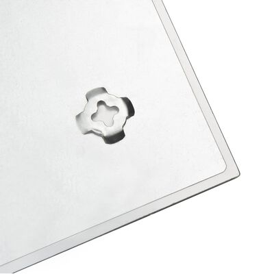 vidaXL Stenska magnetna tabla iz stekla 50x30 cm