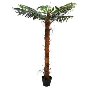 vidaXL Umjetno drevo cocuspalm Zelena 70 x 18 x 140 cm