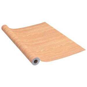 vidaXL Samolepilna folija za pohi&scaron;tvo ahorn 500x90 cm PVC