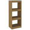 vidaXL Knjižna omara za razdelitev prostora medeno rjava 40x30x103,5cm