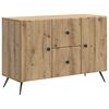 vidaXL Strani &scaron;al Artisan hrast 89 x 34,5 x 60 cm Inženirski les