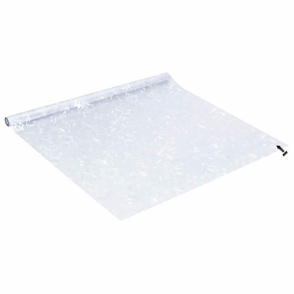 vidaXL Static filmski premaz za okno Vzorec cvetov 60 x 500 cm PVC