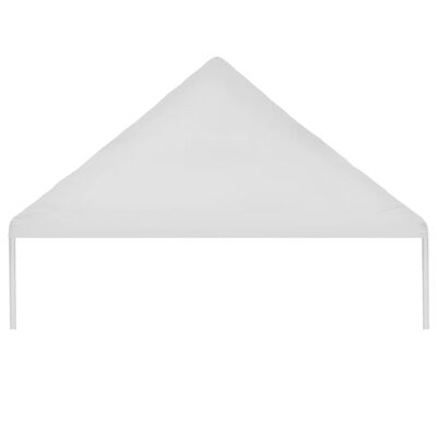 vidaXL Streha za šotor za zabave 3 x 4 m bela