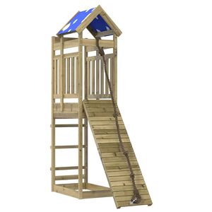 vidaXL Zunanje igralo impregnirana borovina