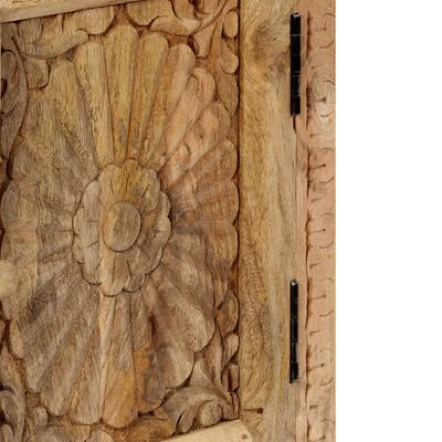 vidaXL Nočna omarica iz trdnega mangovega lesa 40x30x50 cm