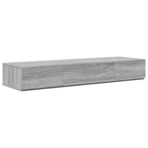 vidaXL Studio pisalna miza Siva Sonoma 152 x 40 x 19,5 cm