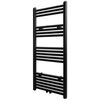 Kopalni&scaron;ki cevni radiator za centralno ogrevanje raven 500x1160 mm črn