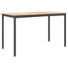 vidaXL Barska miza 180 x 90 x 105 cm Masivno borovo les Naravna