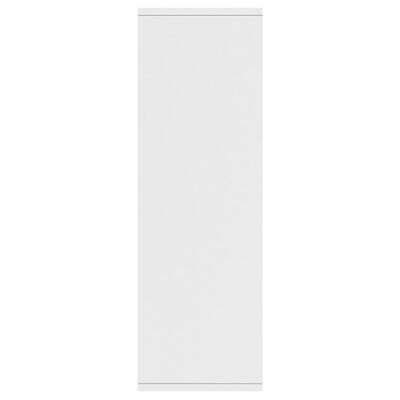 vidaXL Knjižna omara / komoda bela 50x25x80 cm iverna plošča