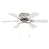 vidaXL Stropni ventilator z lučko &Oslash; 82 cm Bela