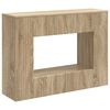 vidaXL Konzolna miza Sonoma hrast 101 x 29 x 74 cm Konstruirano leseno