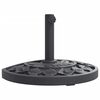 vidaXL Podstavek za senčnik za &Oslash;38 / 48 mm palice 9 kg polkrožen