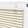 vidaXL Plisirana žaluzija Cream 45x100 cm &Scaron;irina tkanine 44,4 cm
