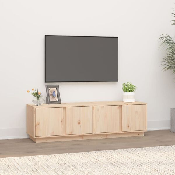 vidaXL TV omarica 140x40x40 cm trdna borovina