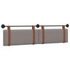 vidaXL Viseče vzglavje postelje Taupe Antikni PU