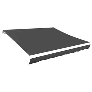 vidaXL Nadomestno blago za tendo sivo 300x250 cm poliester