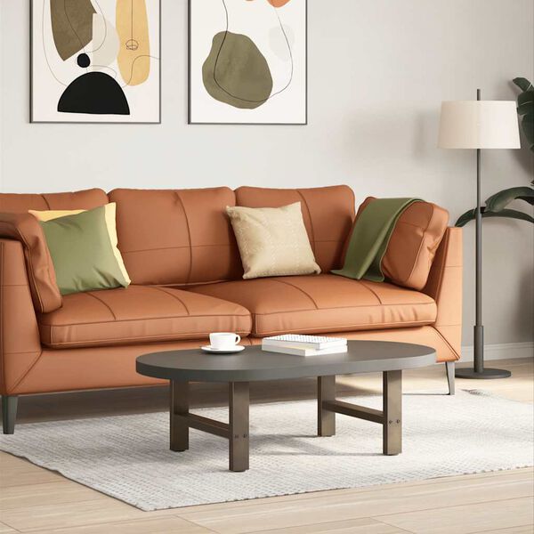 vidaXL Noge za klubsko mizico iz naravnega jekla 2 kosa 50 x (30-31) cm jeklo