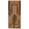 vidaXL Garderobna omara Old Wood 80x52x180 cm Inženirski les