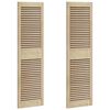 vidaXL Vrata omare 2 kos Naravna 140,5 x 2,1 x 39,5 cm Trdna borovina