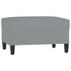 vidaXL Stolček za noge svetlo siv 70x55x41 cm blago