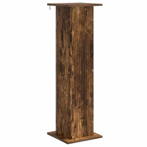 vidaXL Stojalo za rastline Dimljen hrast 30,5 x 30 x 100,5 cm