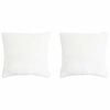 vidaXL Vzglavnik 2 kos 65 x 65 cm Bambusova vlakna Bela