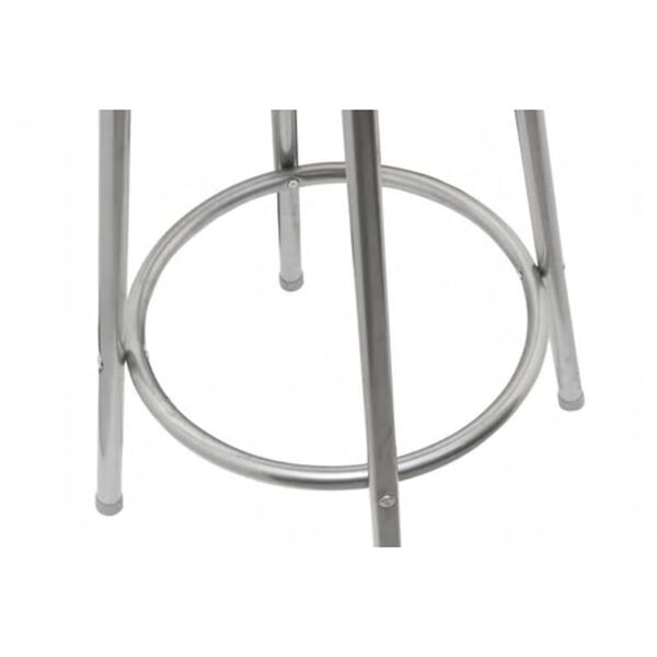 vidaXL Barski stolček 2 kosa rjave barve jeklo