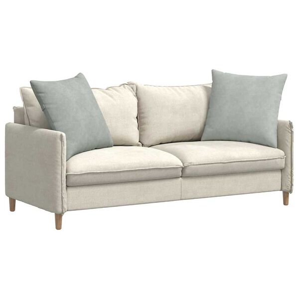 vidaXL Blazine za kavč 2 pcs Svetlo siva 80 x 80 cm Žametna tkanina