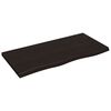 vidaXL Kopalni&scaron;ki pult temno siv 100x50x(2-4) cm obdelan trden les