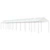 vidaXL Paviljon s streho bel 20,07x2,28x2,69 m polietilen