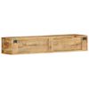vidaXL Stenska TV omarica 100x30x19 cm trden robusten mangov les