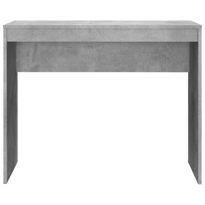 vidaXL Pisalna miza betonsko siva 90x40x72 cm iverna plošča