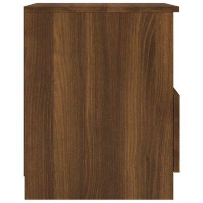 vidaXL Nočna omarica 2 kosa rjavi hrast 40x40x50 cm inženirski les