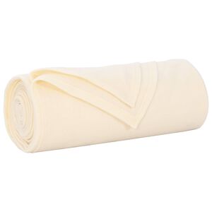 vidaXL Odeja Krem 280 x 210 cm 0.79 kg Flis