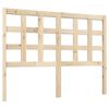 vidaXL Posteljno vzglavje 125,5x4x100 cm trdna borovina